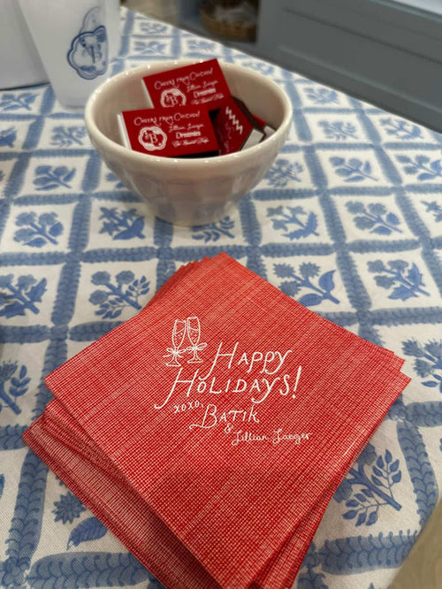 Load image 1 in gallery view. Custom Cocktail Napkins