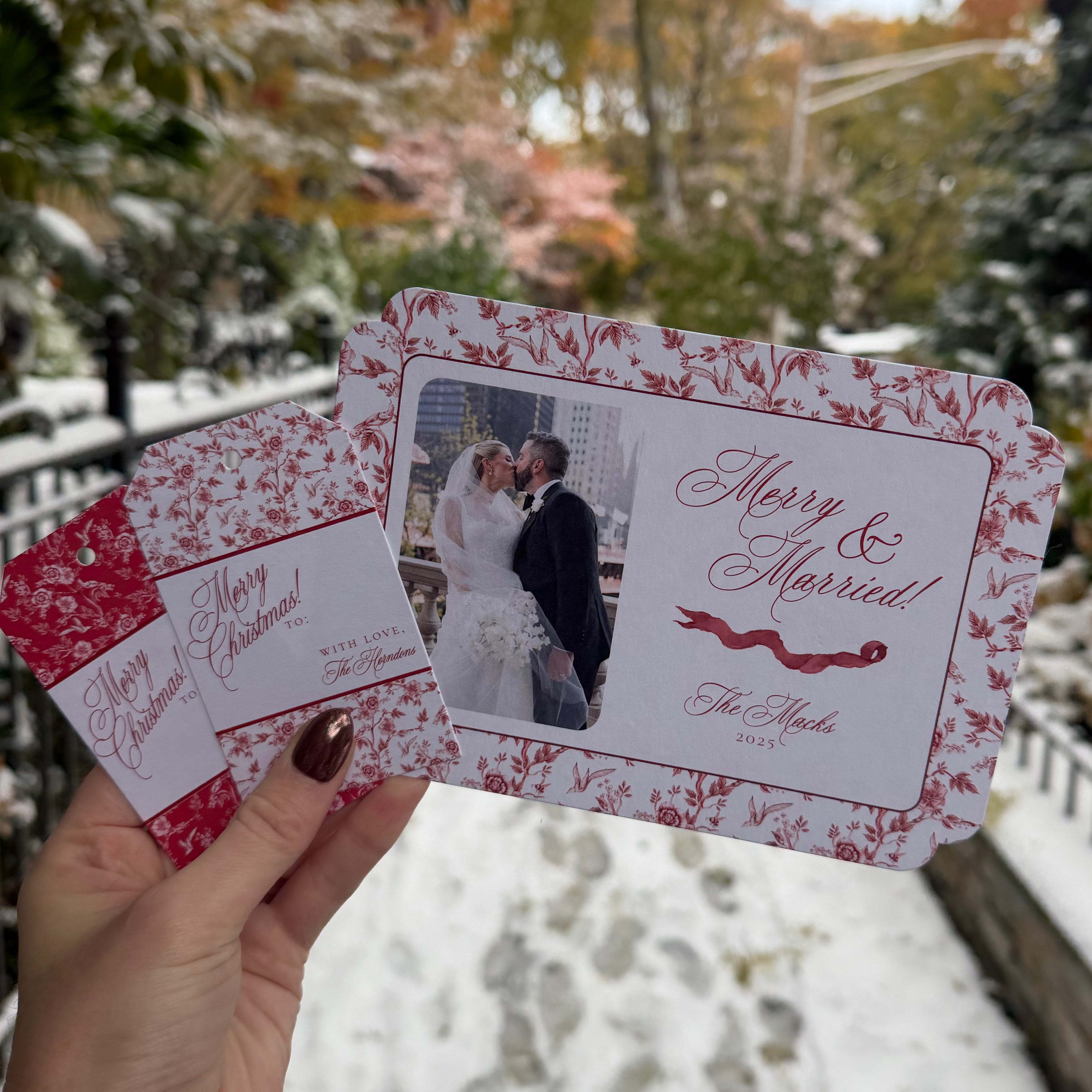 Altgeld Holiday Card | Horizontal | Crimson
