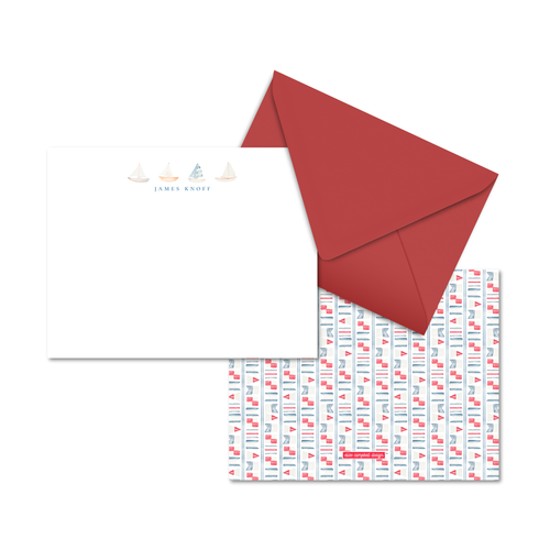 Load image 1 in gallery view. Regatta Notecard