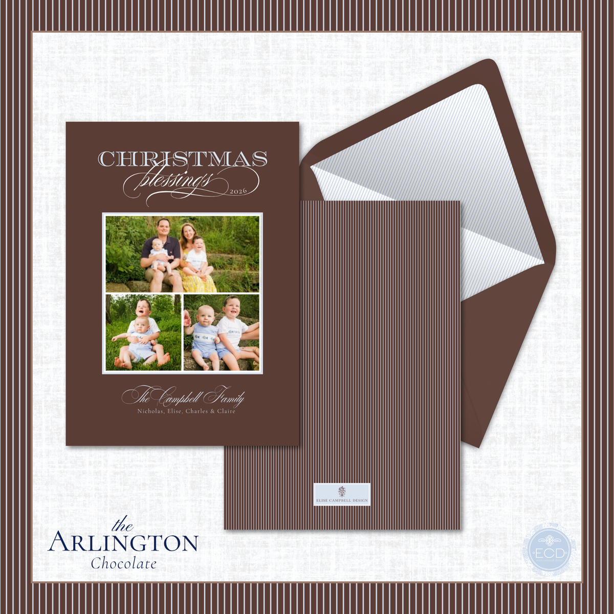Arlington Holiday Card  | Vertical