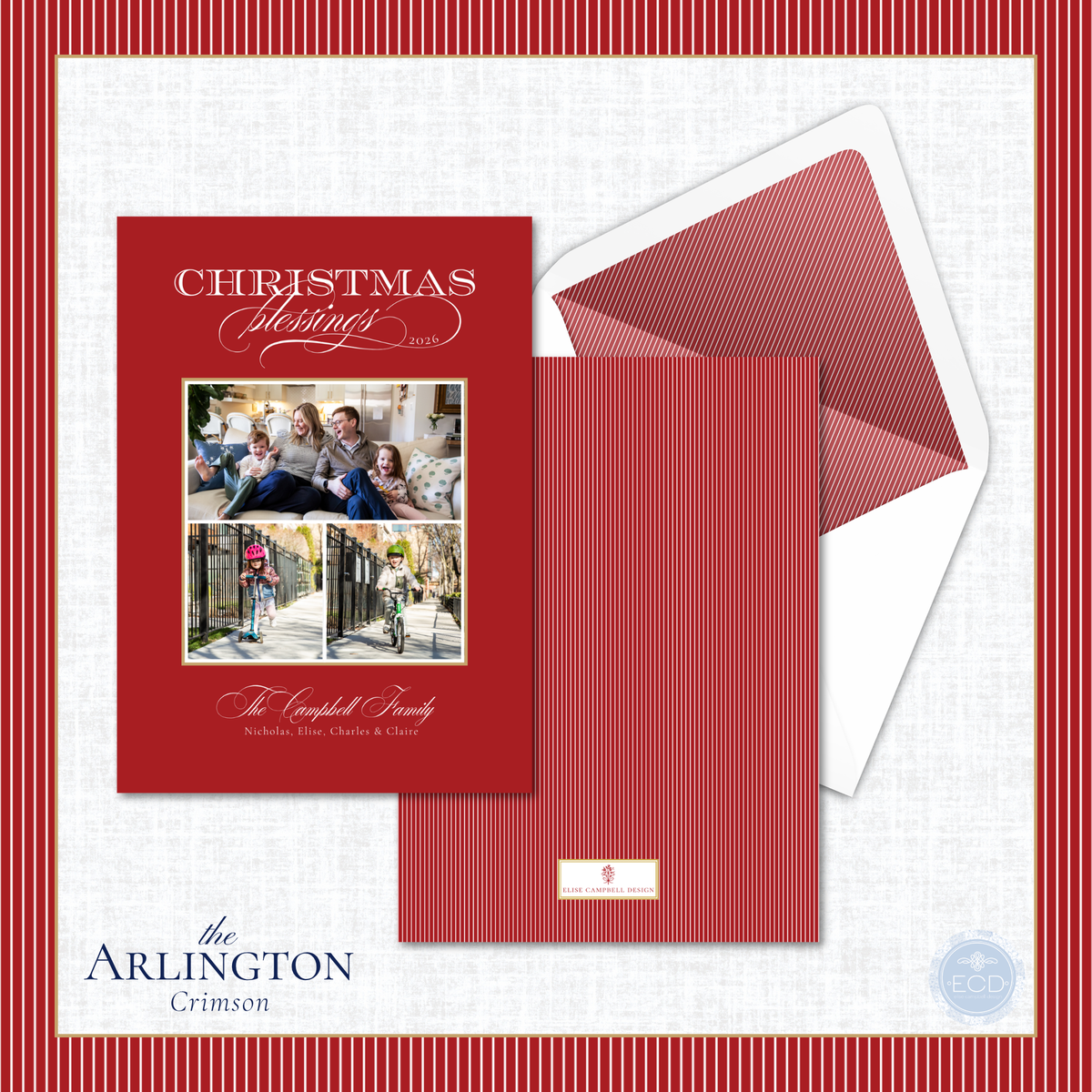 Arlington Holiday Card  | Vertical