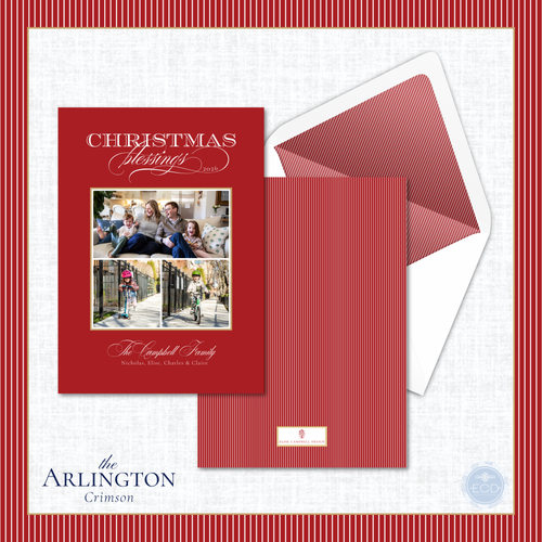 Load image 1 in gallery view. Arlington Holiday Card  | Vertical