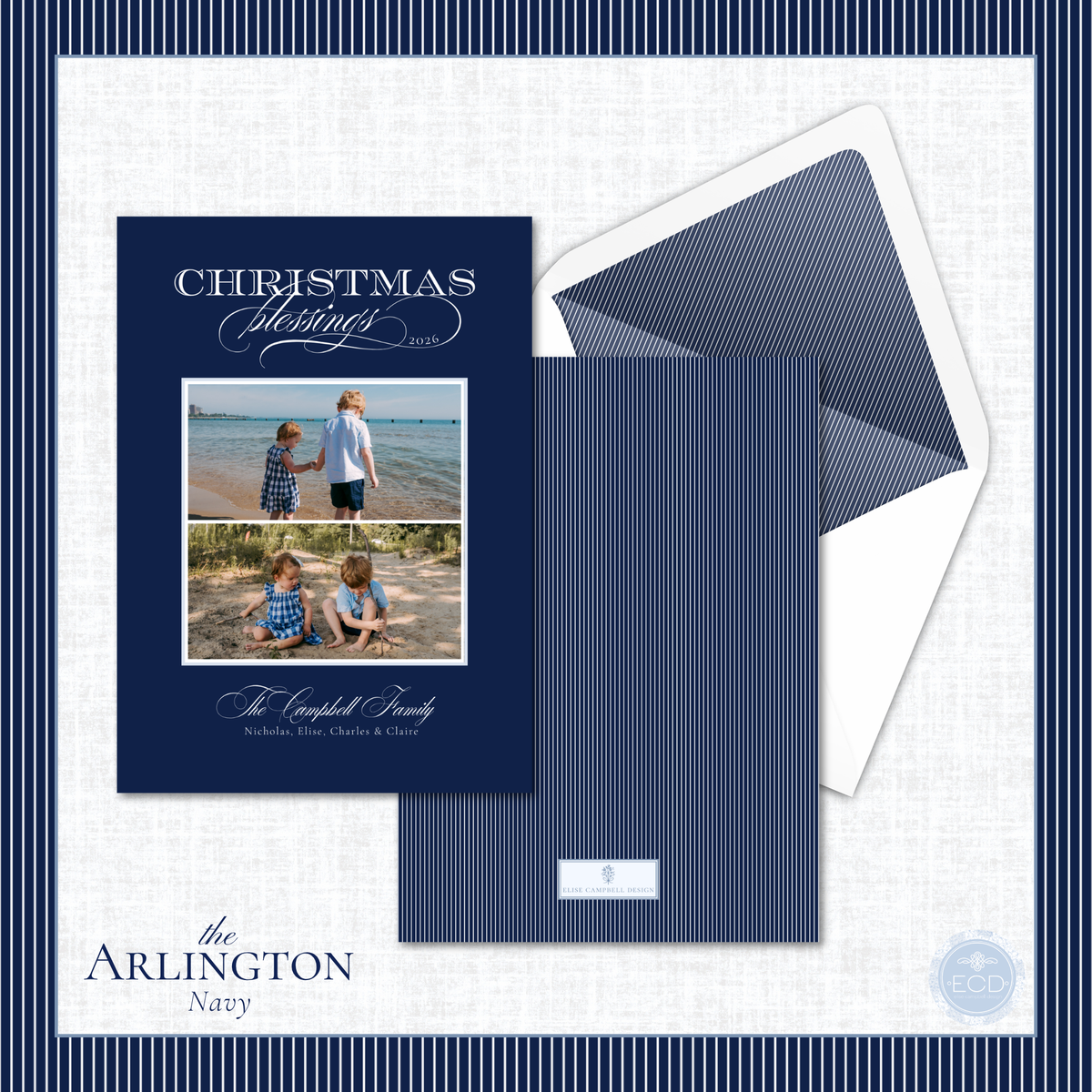 Arlington Holiday Card  | Vertical