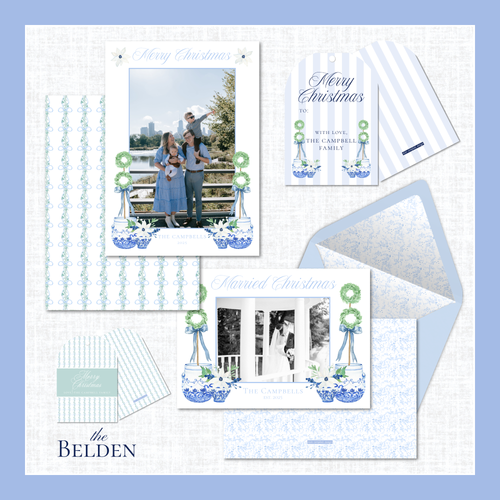 Load image 1 in gallery view. Belden Holiday Card | Horizontal