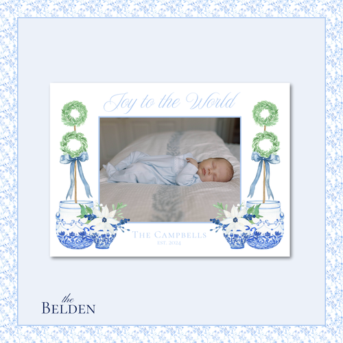 Load image 1 in gallery view. Belden Holiday Card | Horizontal