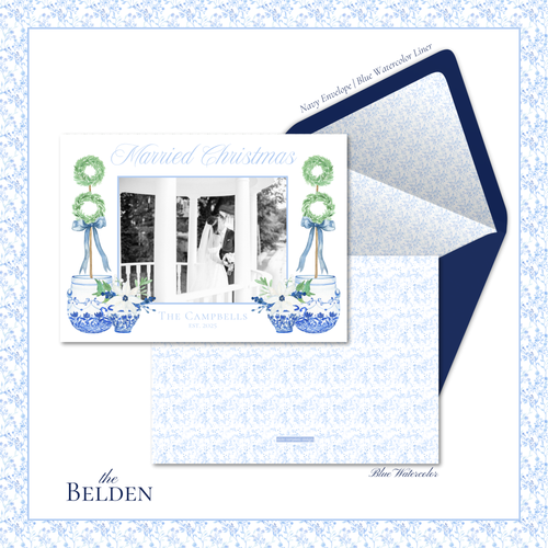 Load image 1 in gallery view. Belden Holiday Card | Horizontal
