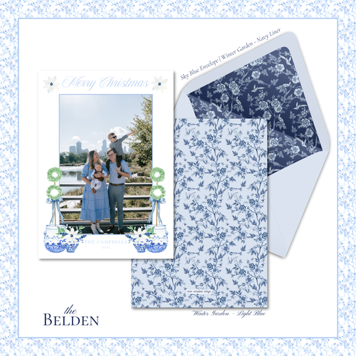 Load image 1 in gallery view. Belden Holiday Card | Vertical