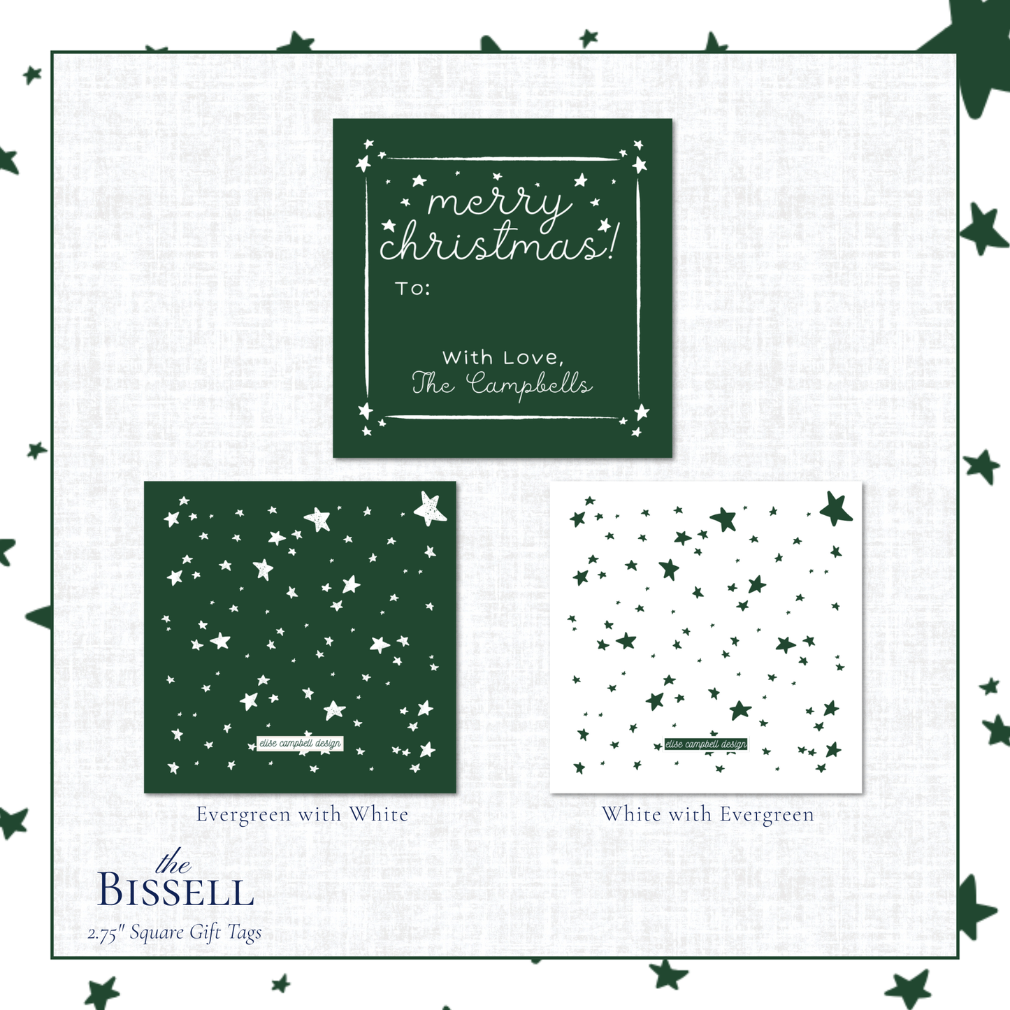Bissell Gift Tags