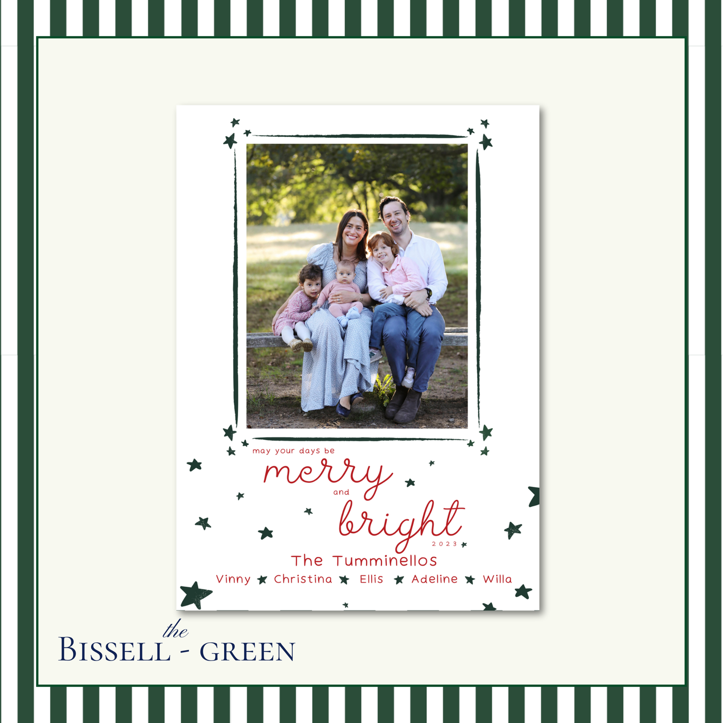 Bissell Holiday Card | Vertical | Green
