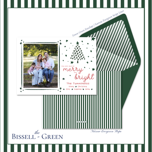 Load image 1 in gallery view. Bissell Holiday Card | Horizontal | Green