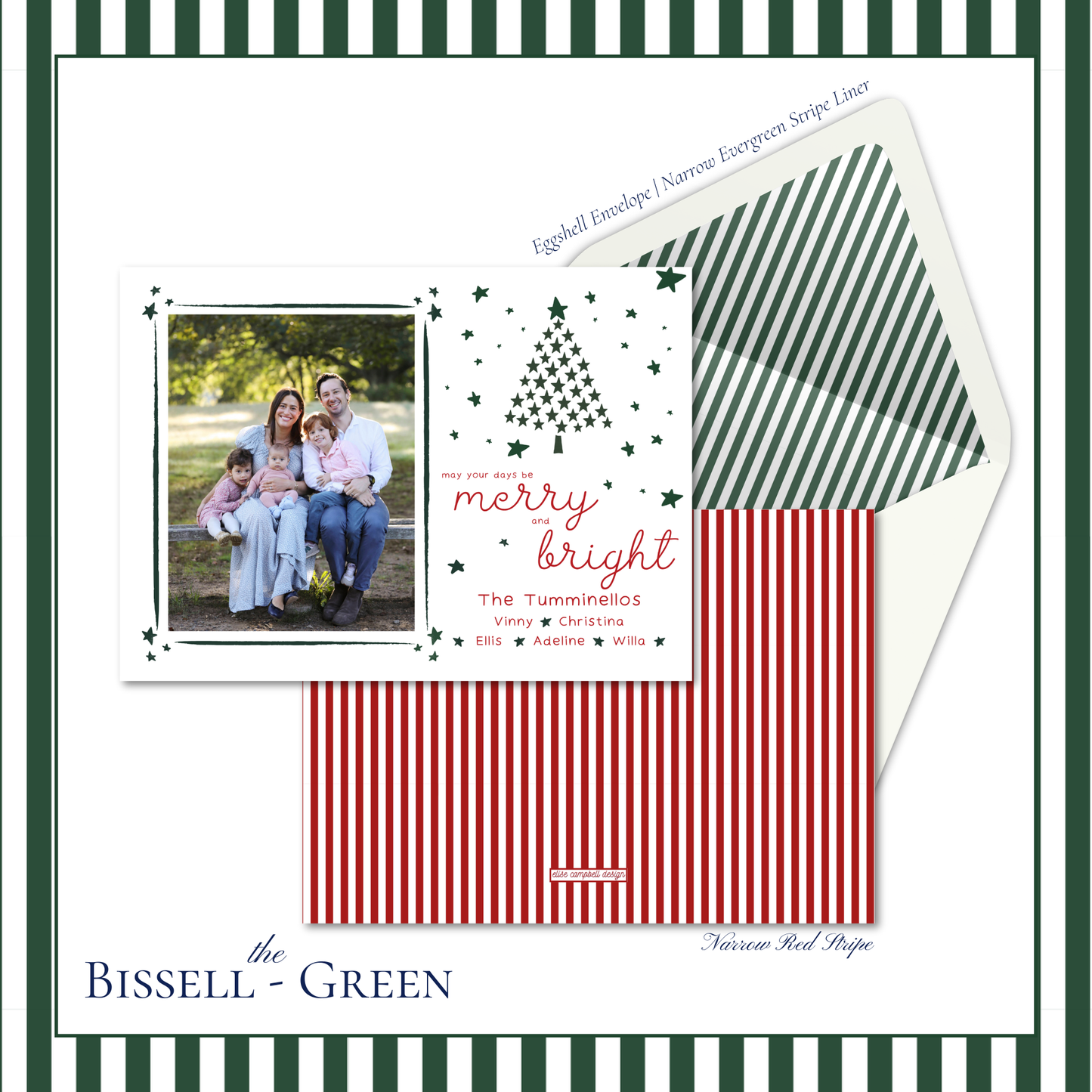 Bissell Holiday Card | Horizontal | Green