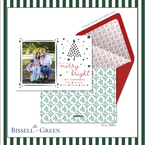 Load image 1 in gallery view. Bissell Holiday Card | Horizontal | Green