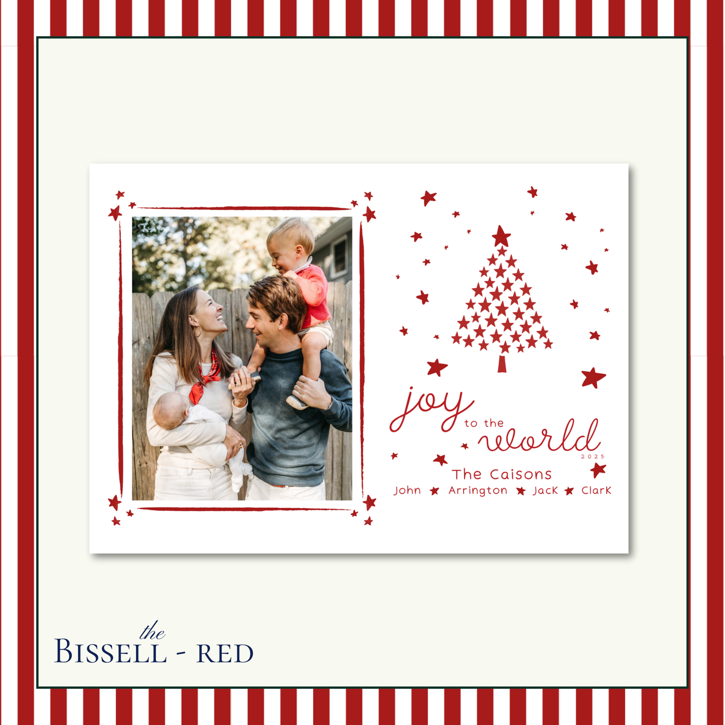 Bissell Holiday Card | Horizontal | Red