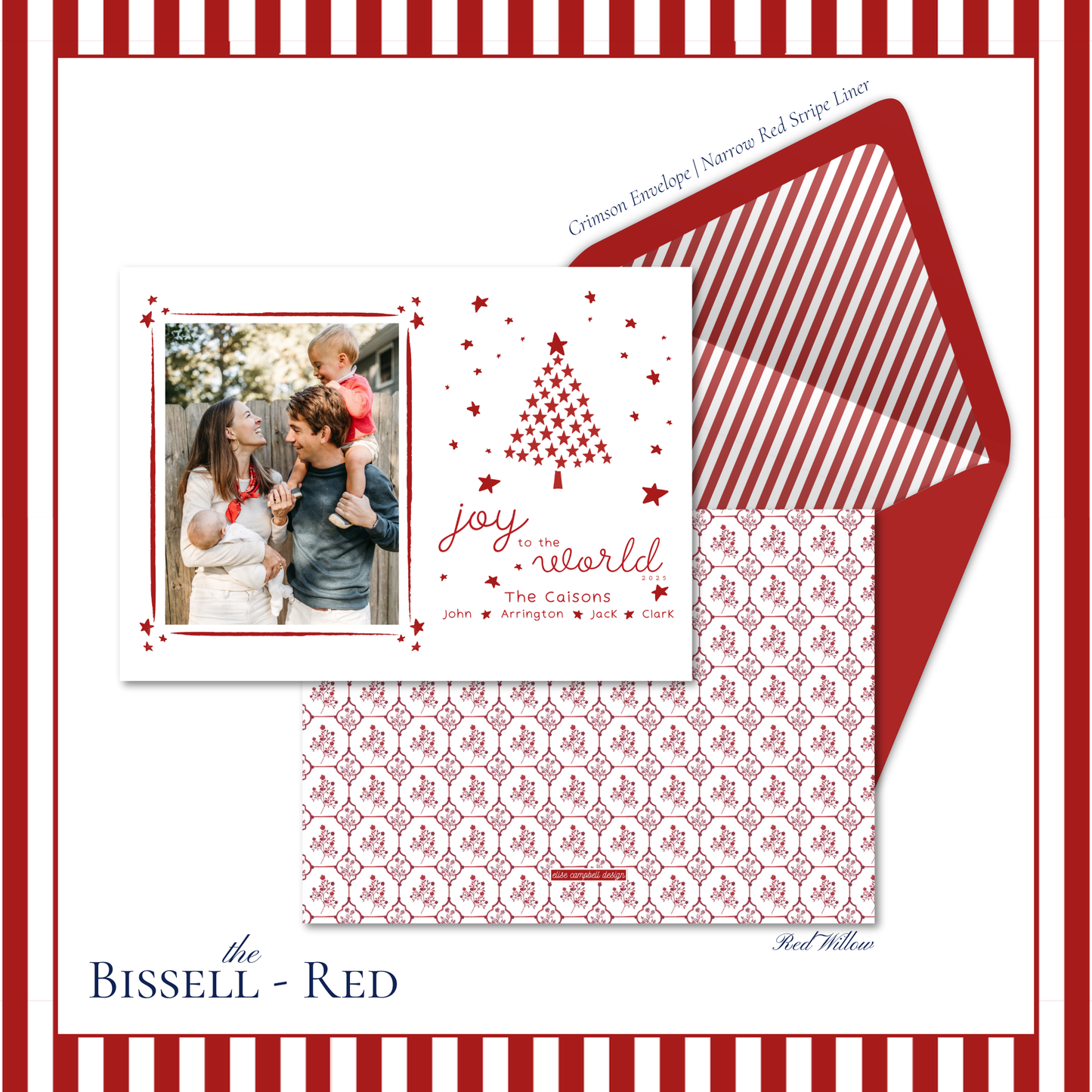 Bissell Holiday Card | Horizontal | Red