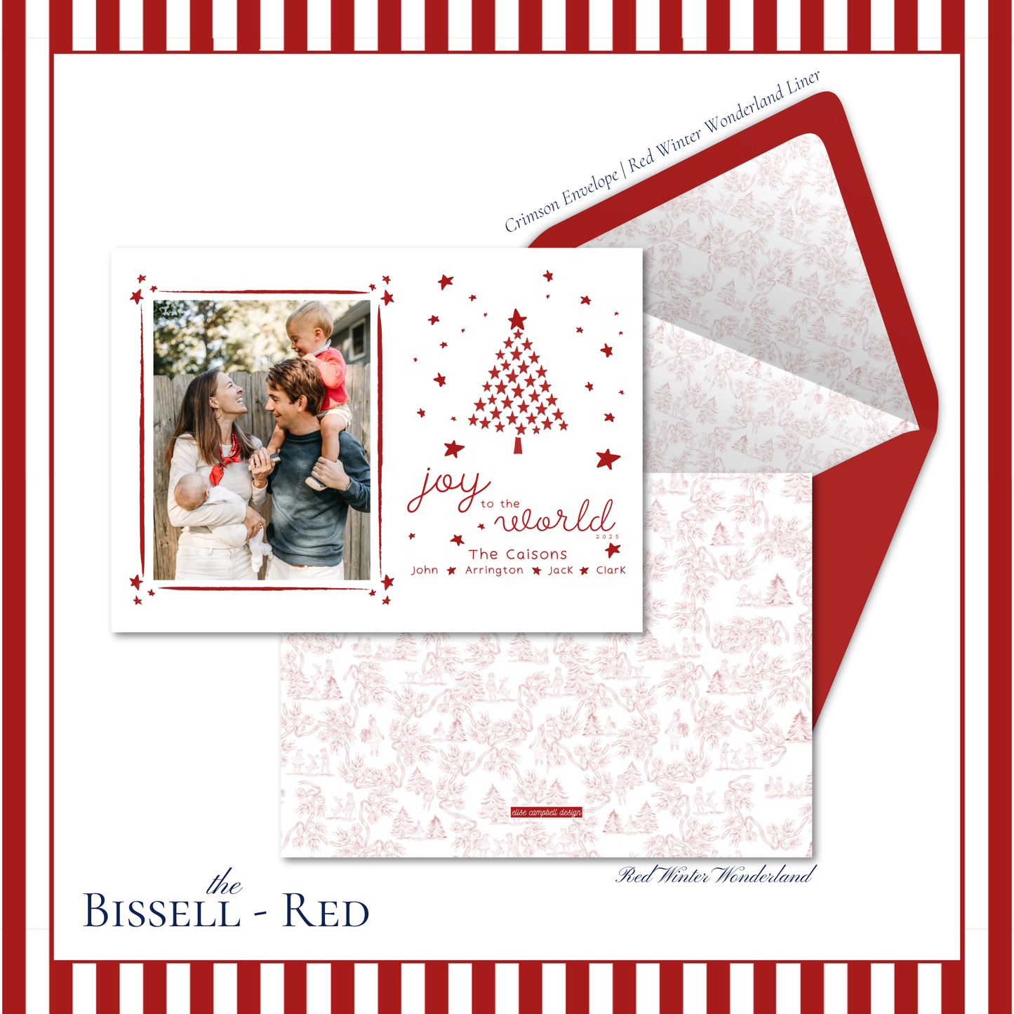 Bissell Holiday Card | Horizontal | Red