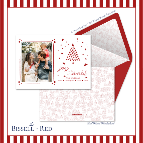 Load image 1 in gallery view. Bissell Holiday Card | Horizontal | Red