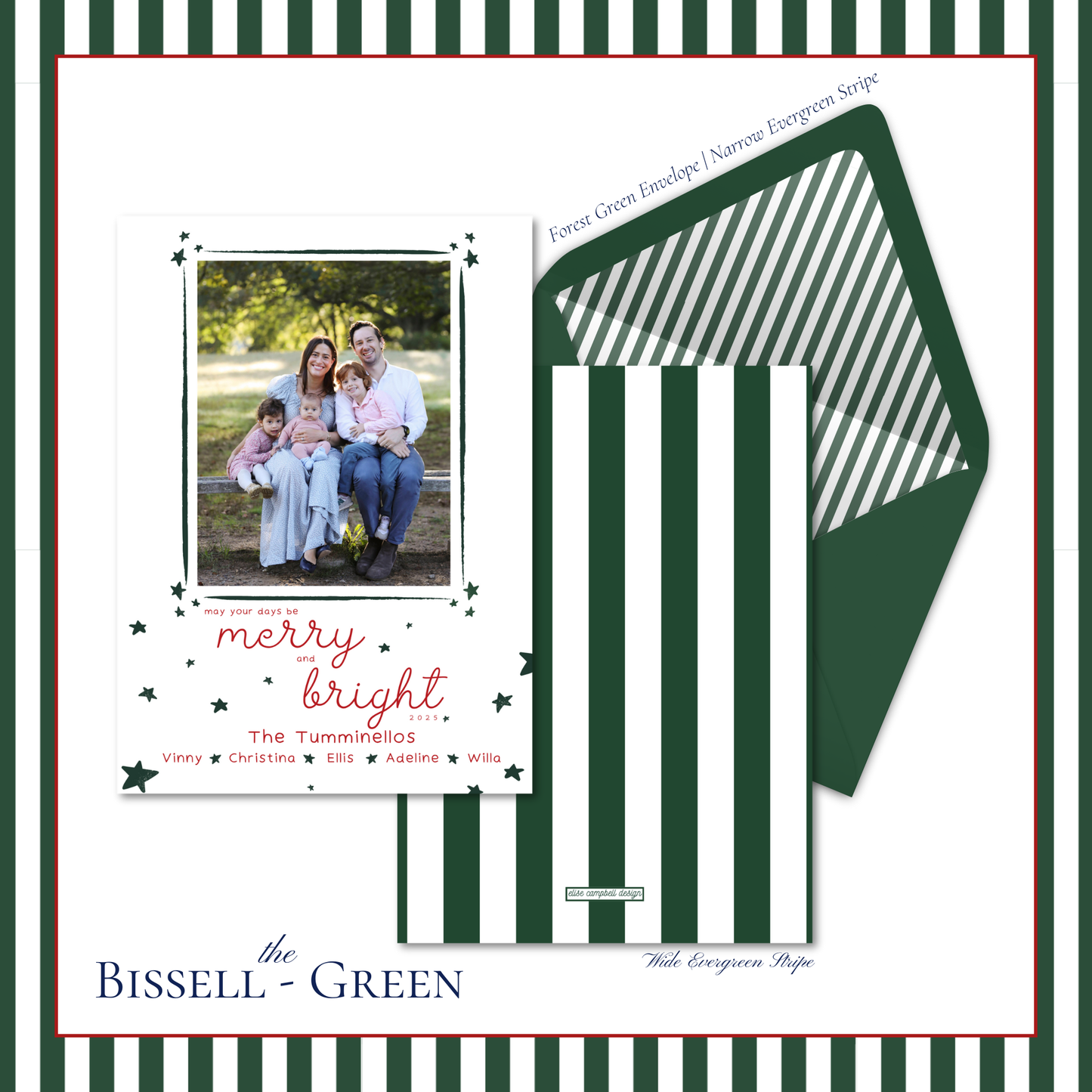 Bissell Holiday Card | Vertical | Green
