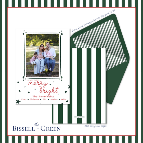 Load image 1 in gallery view. Bissell Holiday Card | Vertical | Green