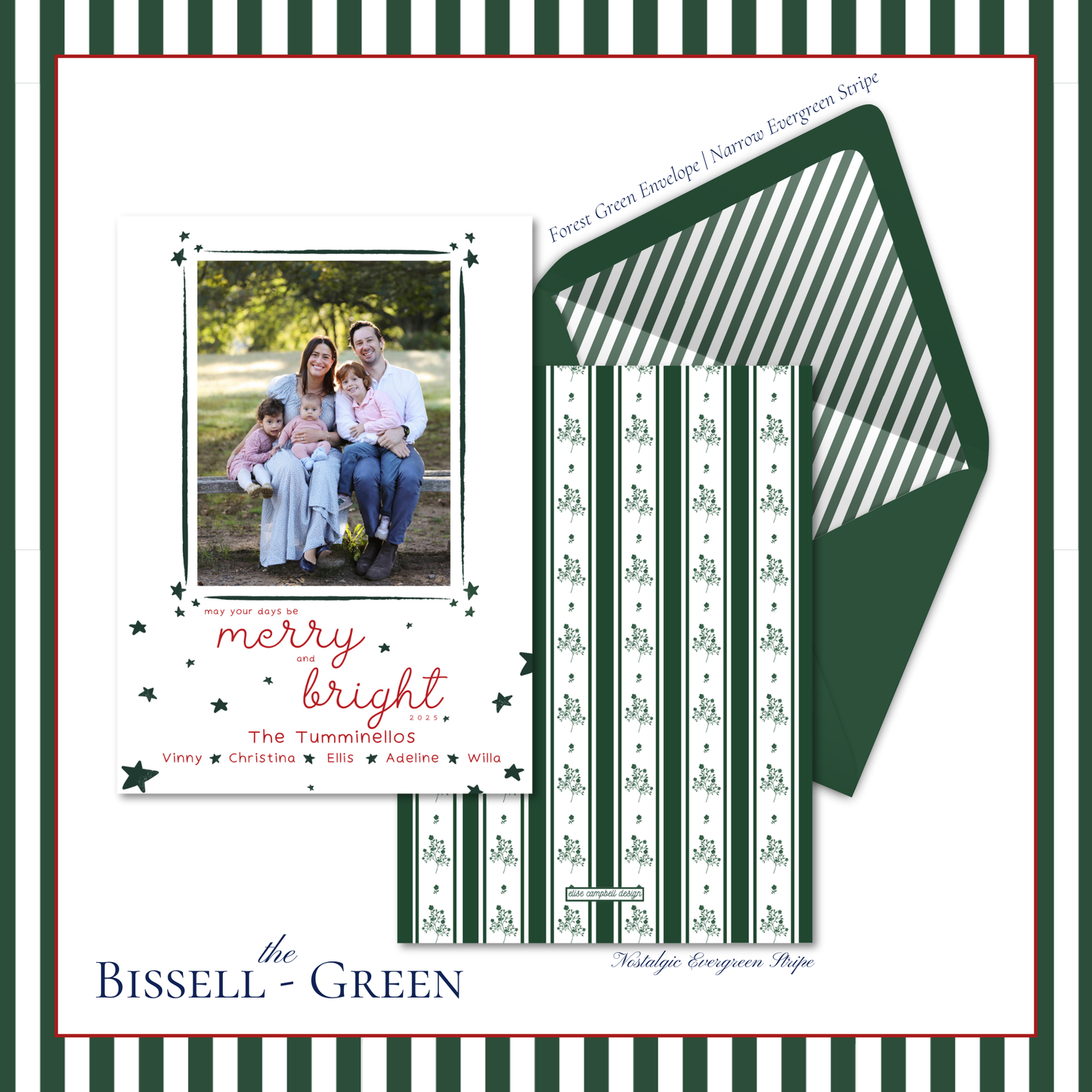Bissell Holiday Card | Vertical | Green