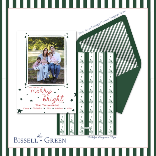 Load image 1 in gallery view. Bissell Holiday Card | Vertical | Green