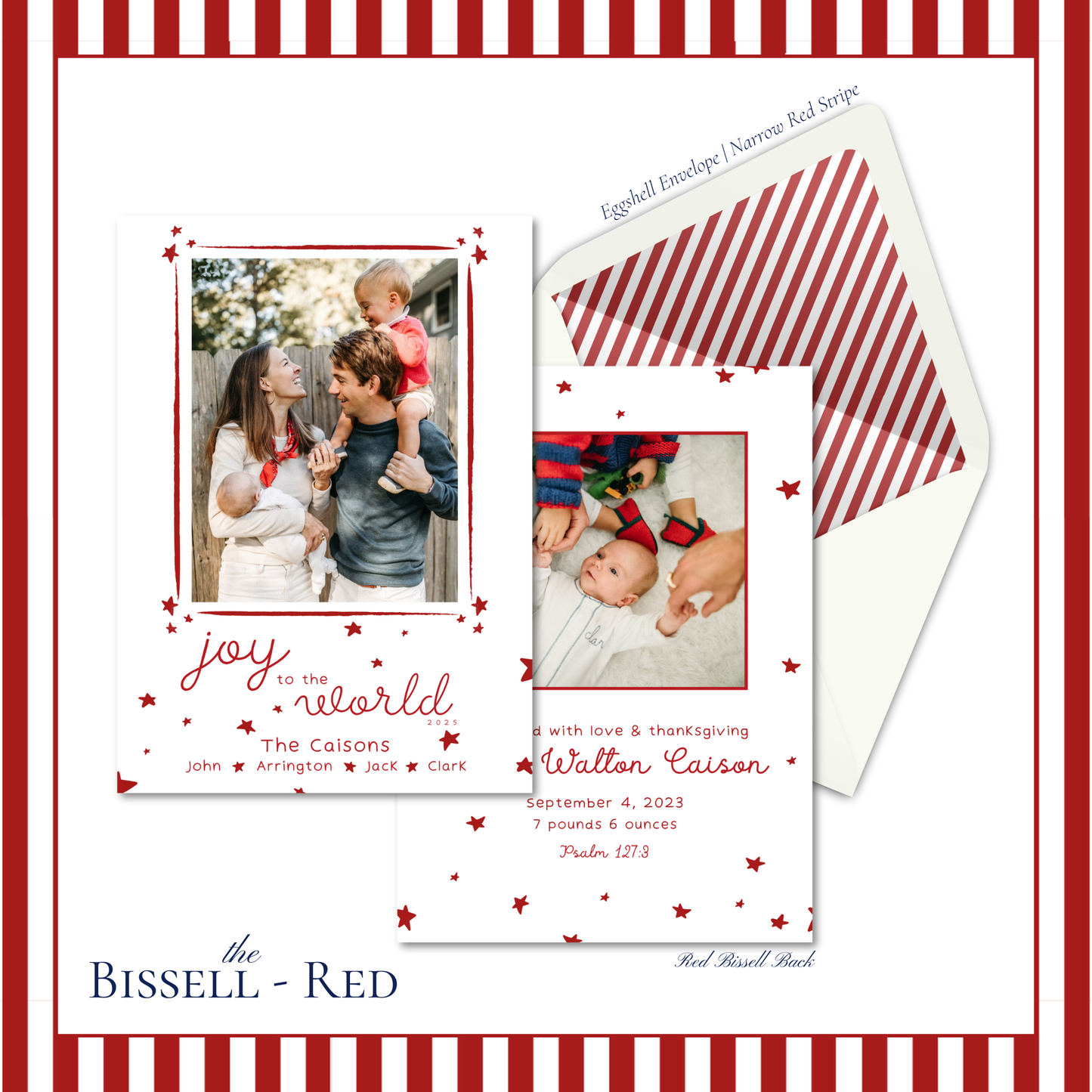 Bissell Holiday Card | Vertical | Red