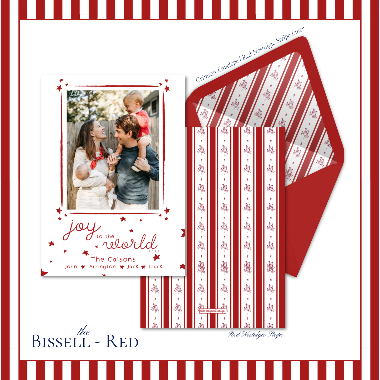 Bissell Holiday Card | Vertical | Red