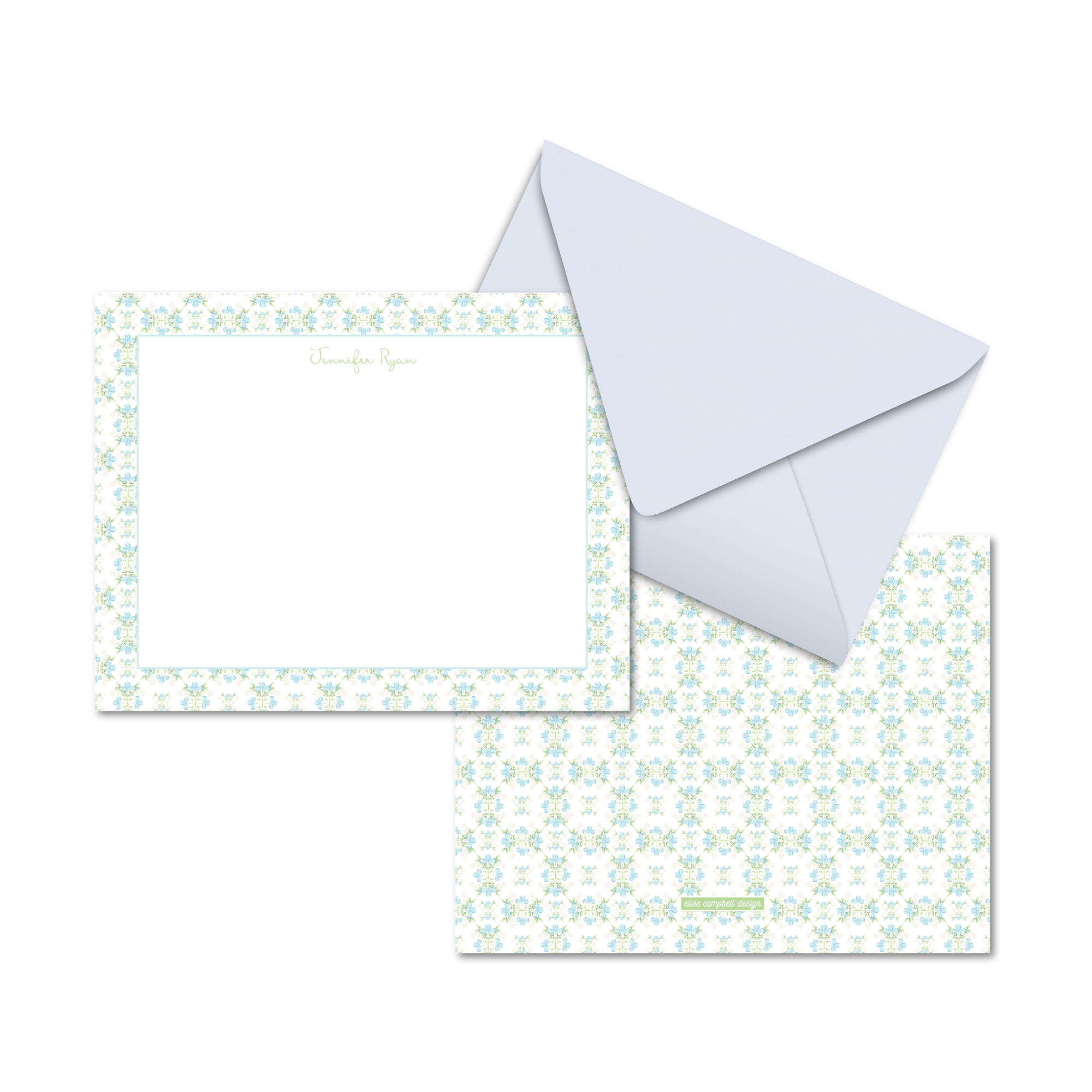Blue Harbor Tile Notecard