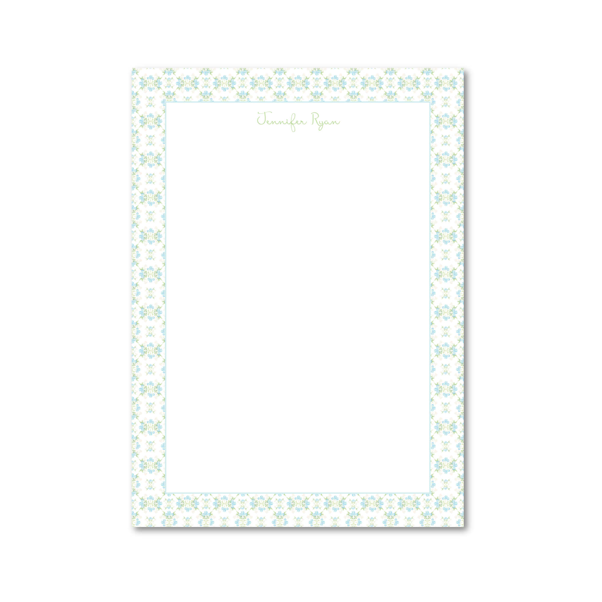 Blue Harbor Tile | Custom 5x7 Notepad