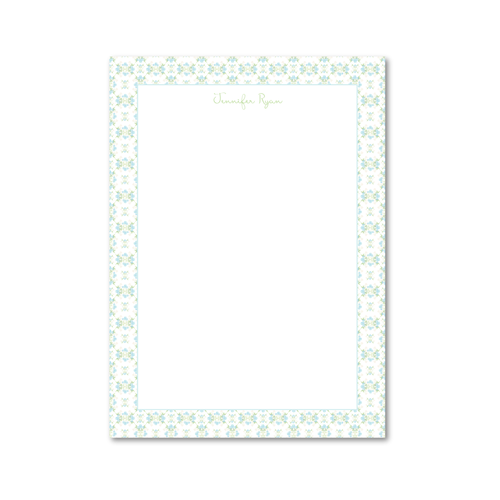 Load image 1 in gallery view. Blue Harbor Tile | Custom 5x7 Notepad