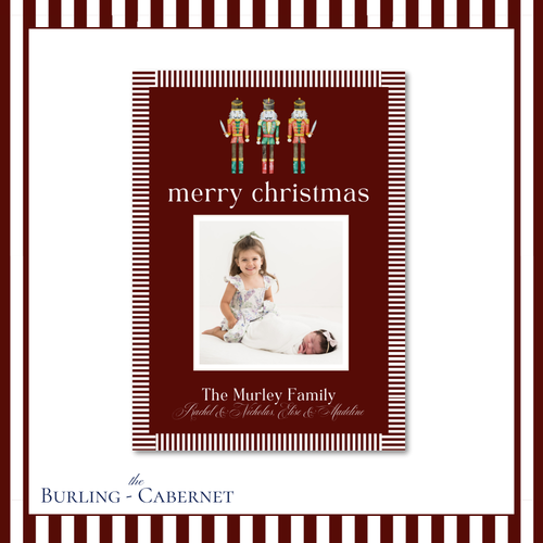 Load image 1 in gallery view. Burling Holiday Card | Vertical | Cab