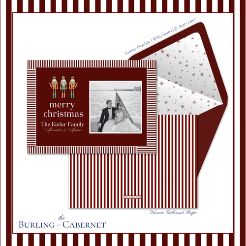 Load image 1 in gallery view. Burling Holiday Card | Horizontal | Cab