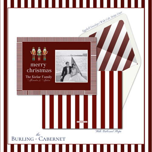 Load image 1 in gallery view. Burling Holiday Card | Horizontal | Cab