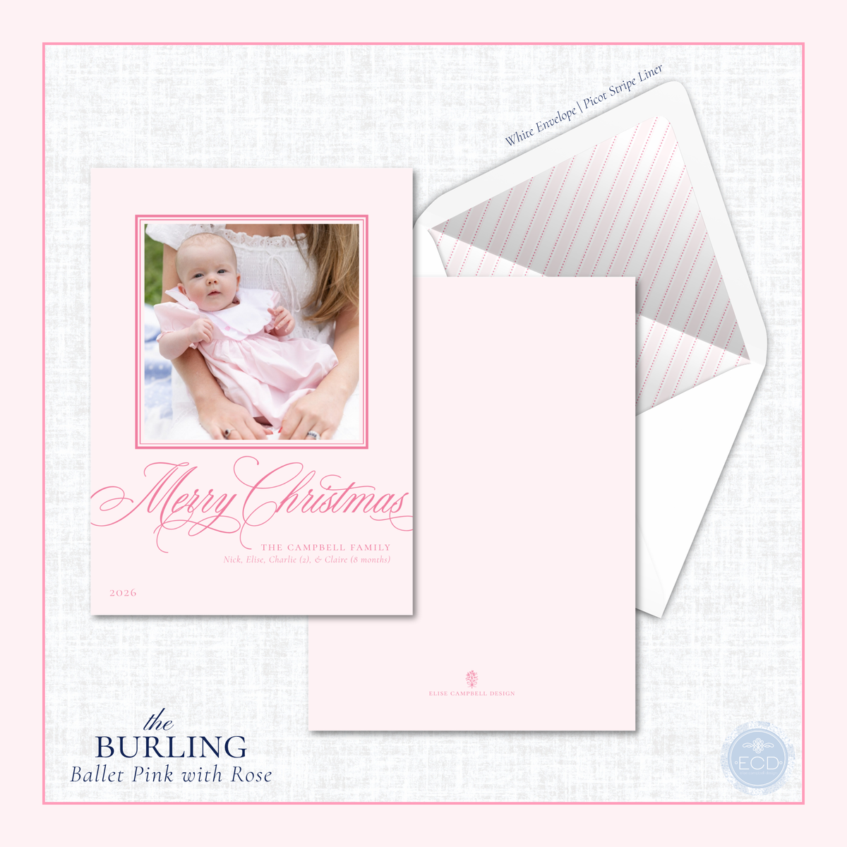 Burling Holiday Card  | Vertical