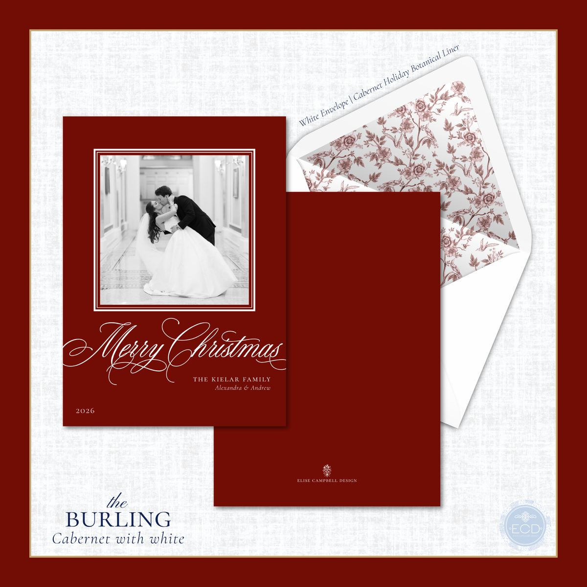Burling Holiday Card  | Vertical
