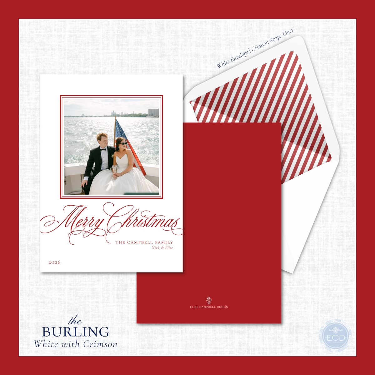 Burling Holiday Card  | Vertical