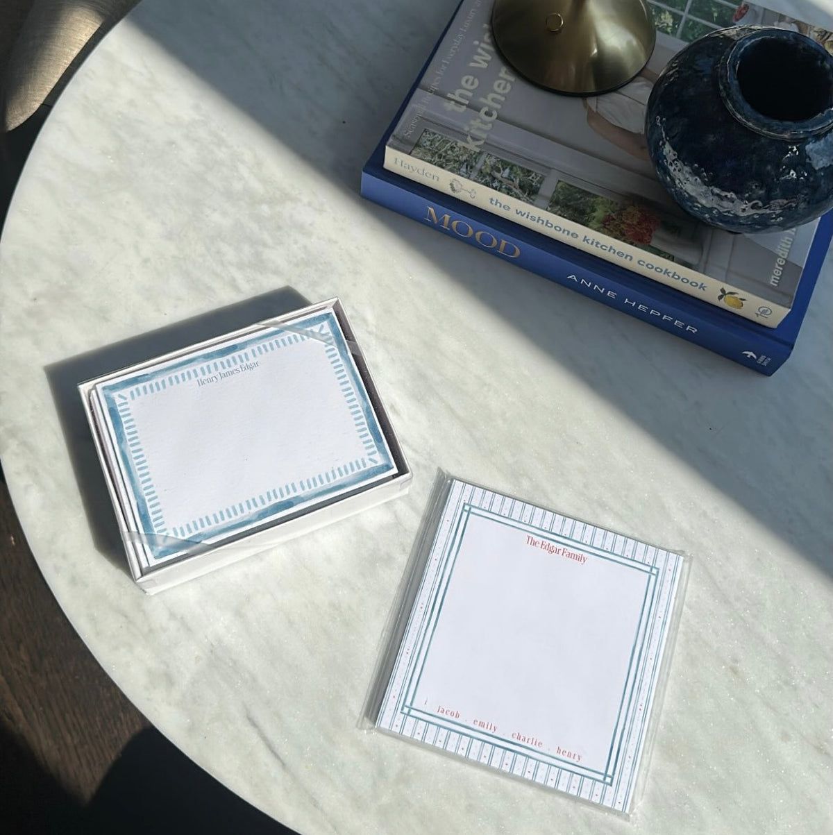 Harbor Stripe Notecard