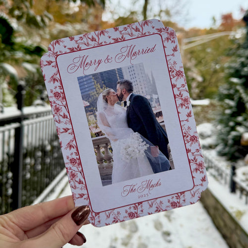 Load image 1 in gallery view. Altgeld Holiday Card | Vertical | Crimson