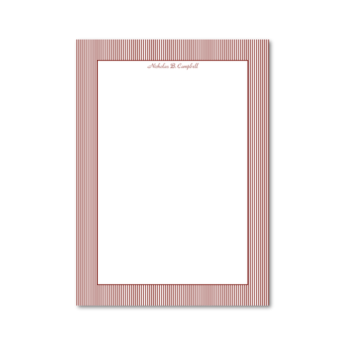 Load image 1 in gallery view. Cambridge Stripe | 5x7 Custom Notepads