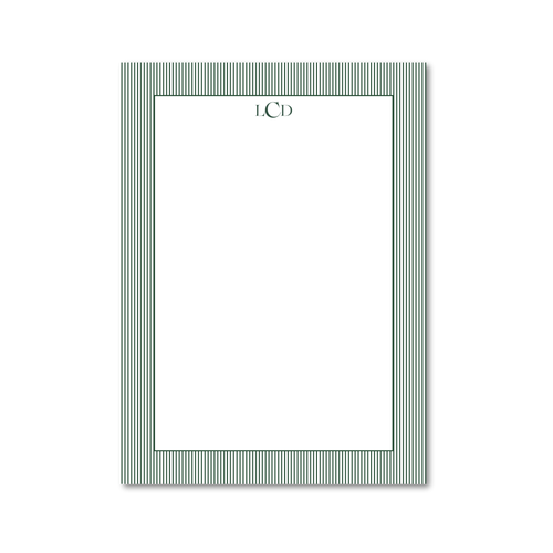 Load image 1 in gallery view. Cambridge Stripe | 5x7 Custom Notepads