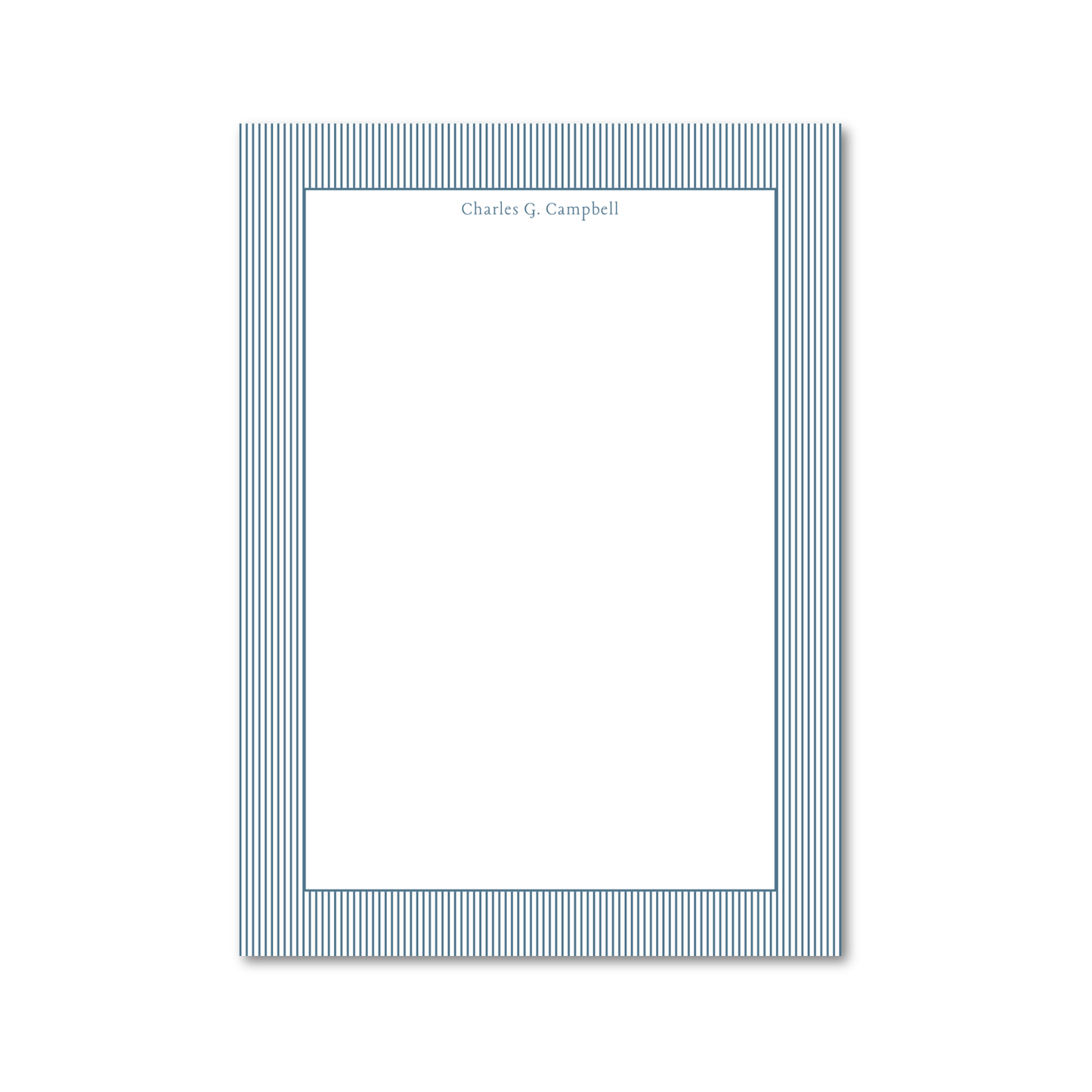 Cambridge Stripe | 5x7 Custom Notepads
