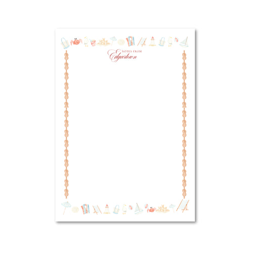 Load image 1 in gallery view. Chappaquiddick Chats | Custom 5x7 Notepad