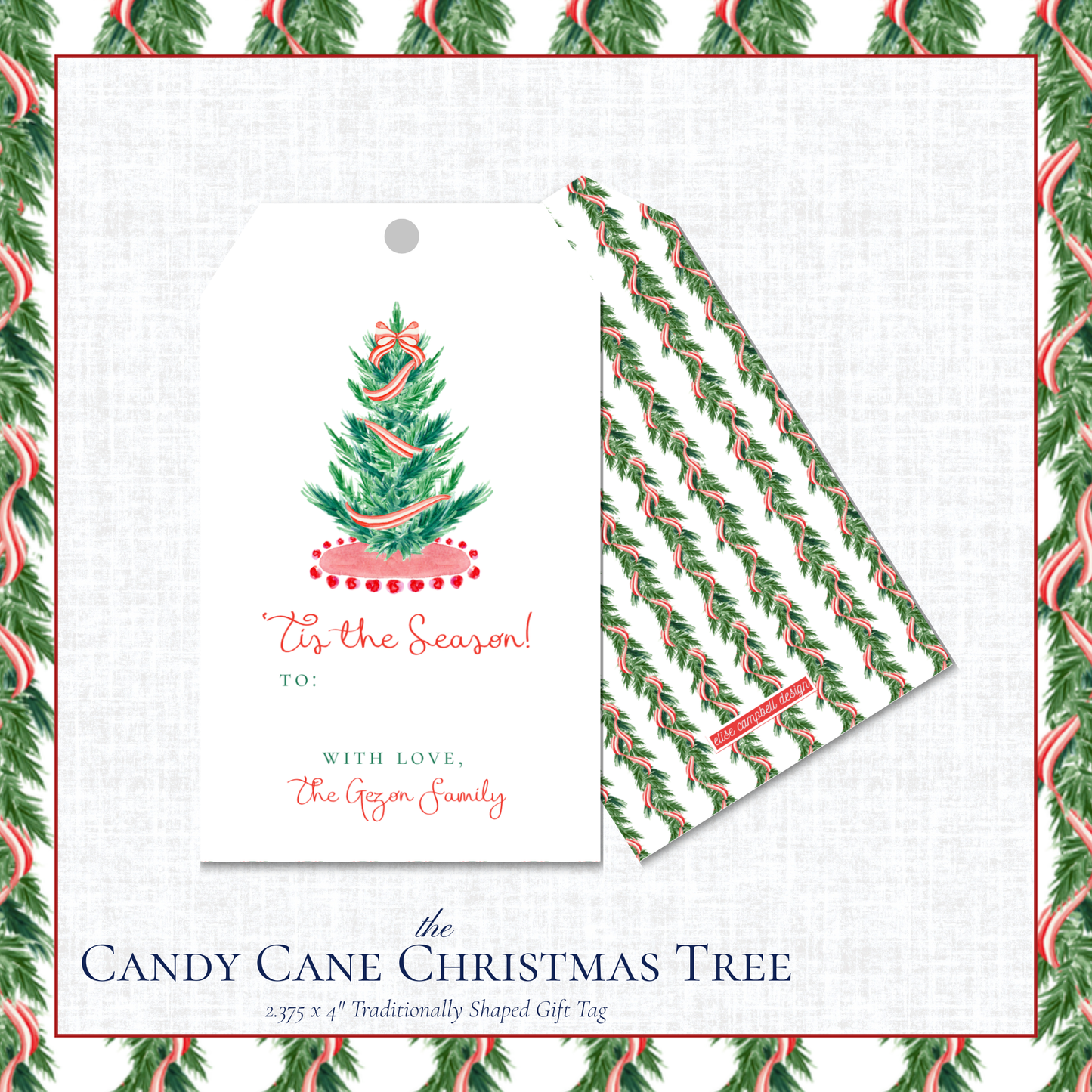 Christmas Tree Gift Tag