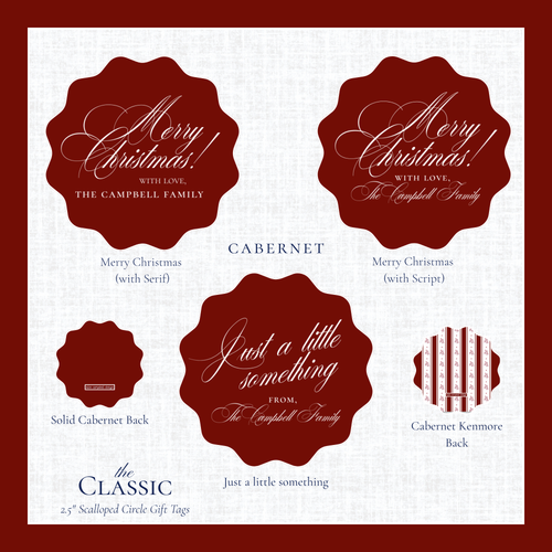 Load image 1 in gallery view. Classic Gift Tags