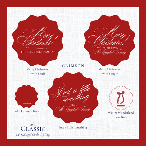 Load image 1 in gallery view. Classic Gift Tags