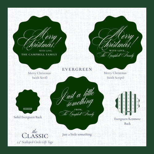 Load image 1 in gallery view. Classic Gift Tags