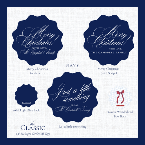 Load image 1 in gallery view. Classic Gift Tags