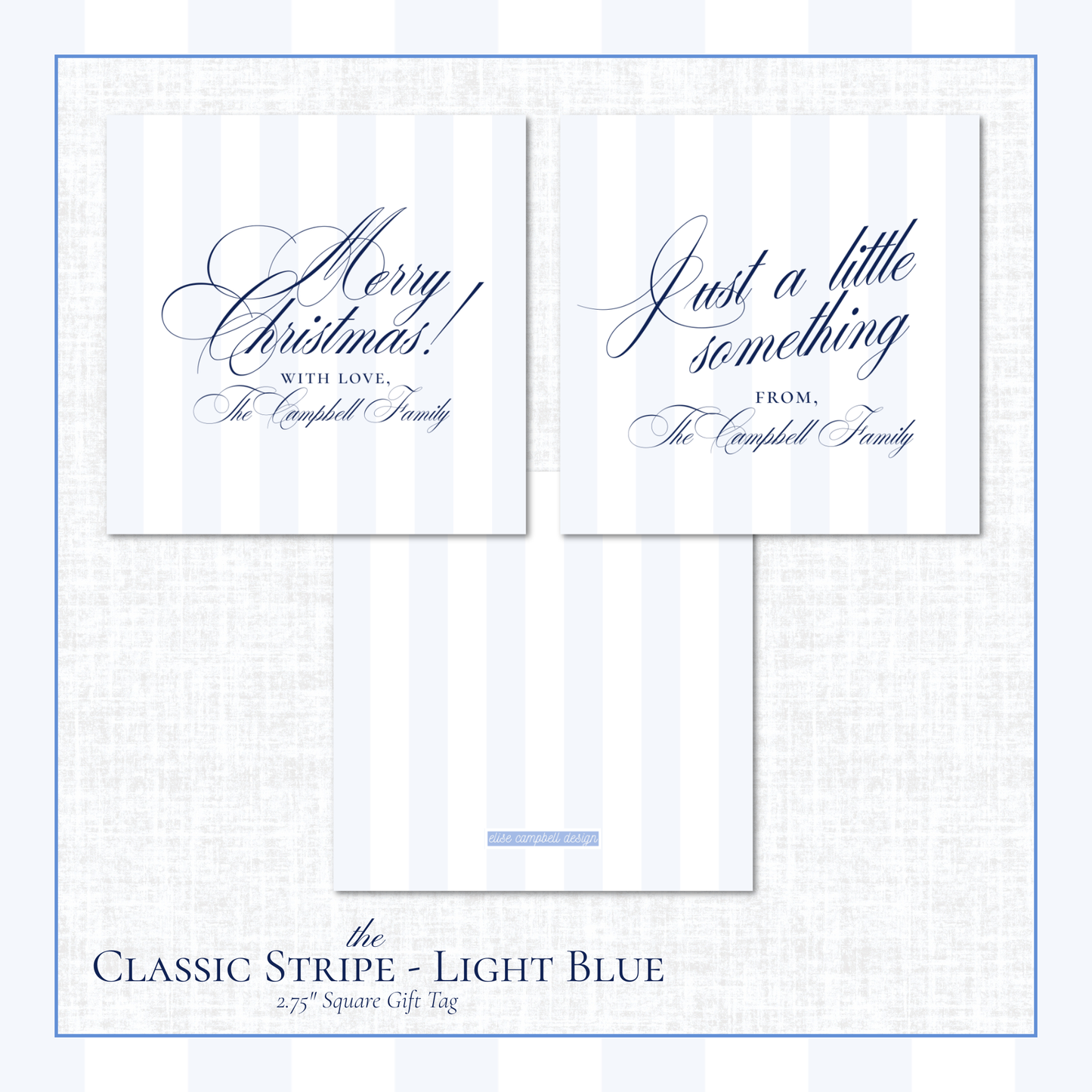 Classic Stripe Gift Tags