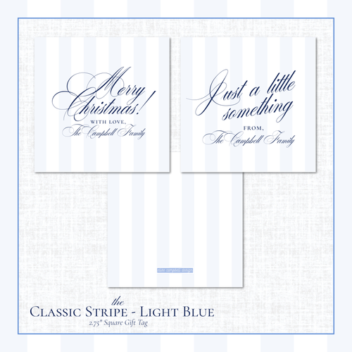 Load image 1 in gallery view. Classic Stripe Gift Tags
