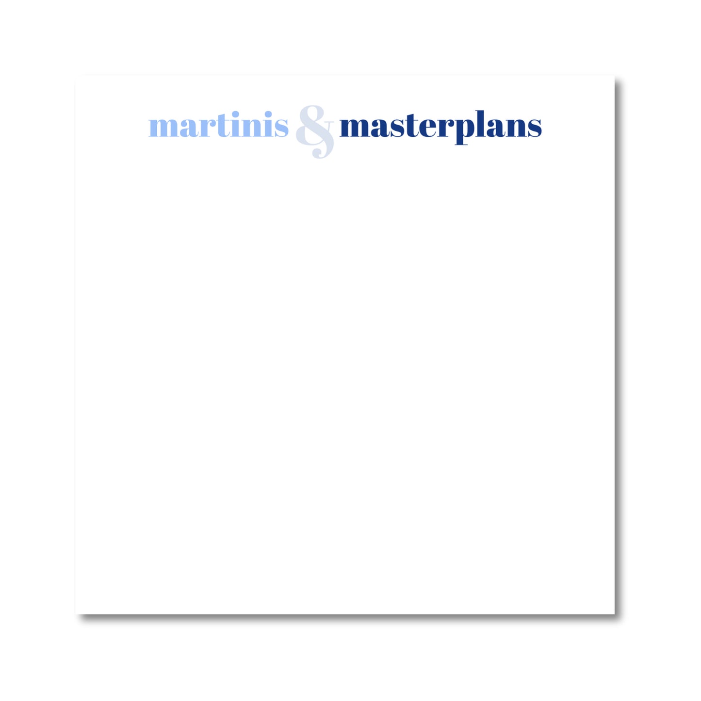 Colorblock | Custom 5.5" Notepad