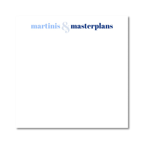 Load image 1 in gallery view. Colorblock | Custom 5.5" Notepad